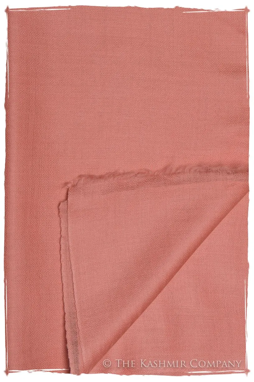 Eyes de Bulbul Peach Amber Cashmere Scarf