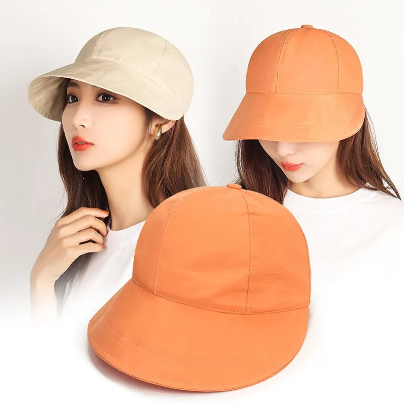 Fashion Cool Summer Women Caps Sunscreen Female Outdoor Sport Visors Snapback Cap Lady Sun Hat For Women