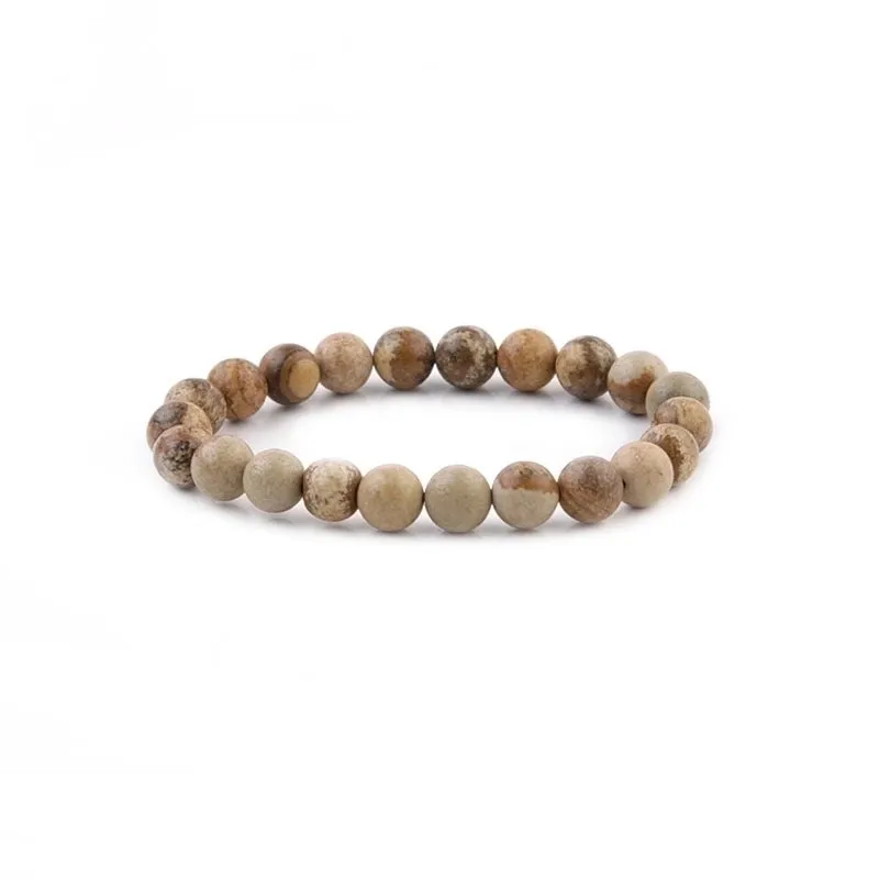 Fashion Volcanic Stone Grain Turquoise Bracelet Natural Stone Bracelet