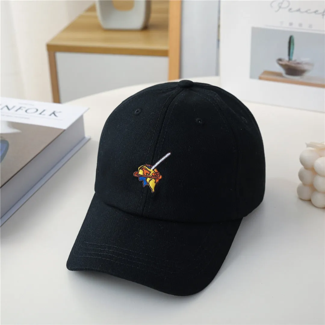 Fashion Women Cap Kpop Style Cartoon Embroidery Bright Baseball Cap For Women High Quality Female Streetwear Sports Hat