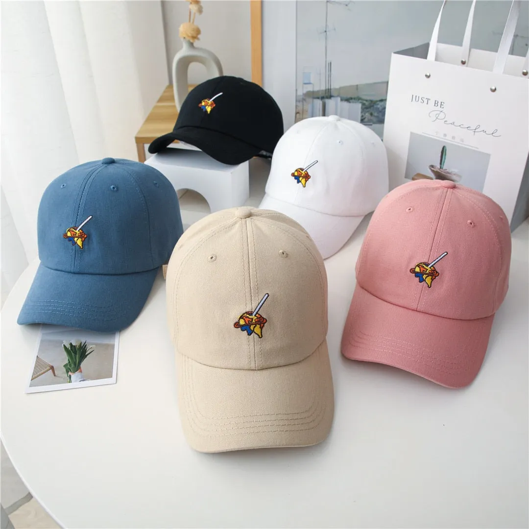 Fashion Women Cap Kpop Style Cartoon Embroidery Bright Baseball Cap For Women High Quality Female Streetwear Sports Hat