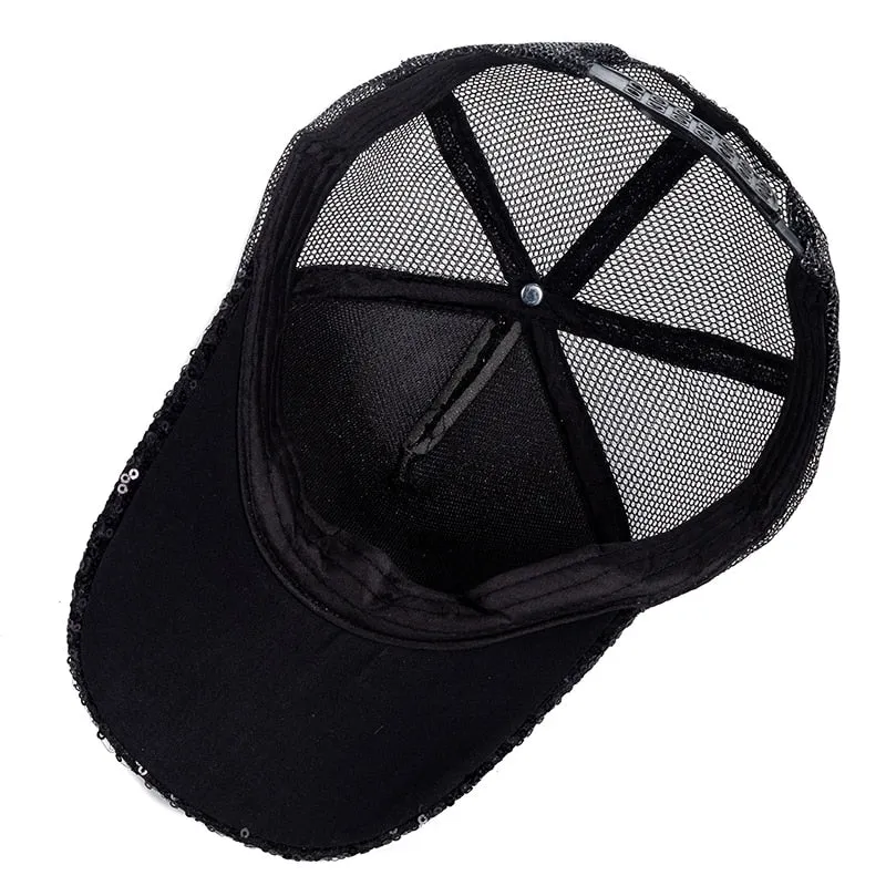 Fashion Women's Cap Butterfly Flower Pendant Baseball Cap Female Outdoor Adjustable Streetwear Summer Trucker Hat