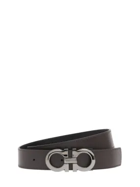Ferragamo   3.5cm Logo leather belt 