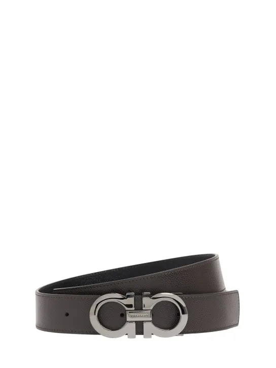 Ferragamo   3.5cm Logo leather belt 