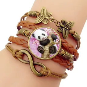 Gemstone Bracelet Butterfly 8-character Hand Strap