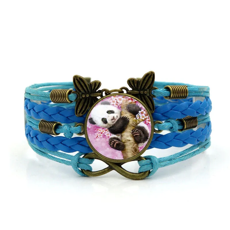 Gemstone Bracelet Butterfly 8-character Hand Strap