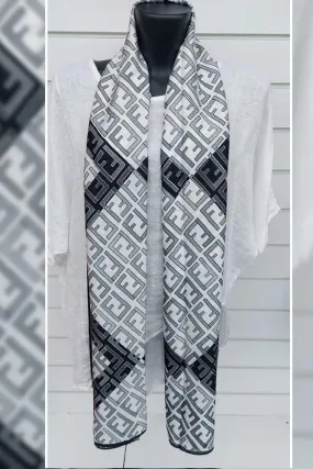 Geometric Print Scarf