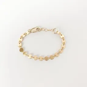 Gold Filled Poppy Bracelet