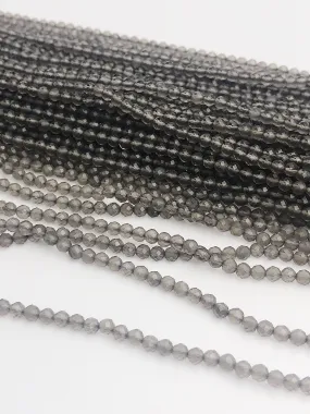 HALF OFF SALE - Gray Moonstone Gemstone Beads, Full Strand, Semi Precious Gemstone, 13"