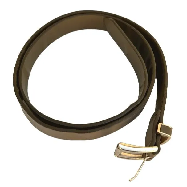 H&M Men's Adjustable Leather Belt Brown Tan Acorn Color US Euro Medium 796220