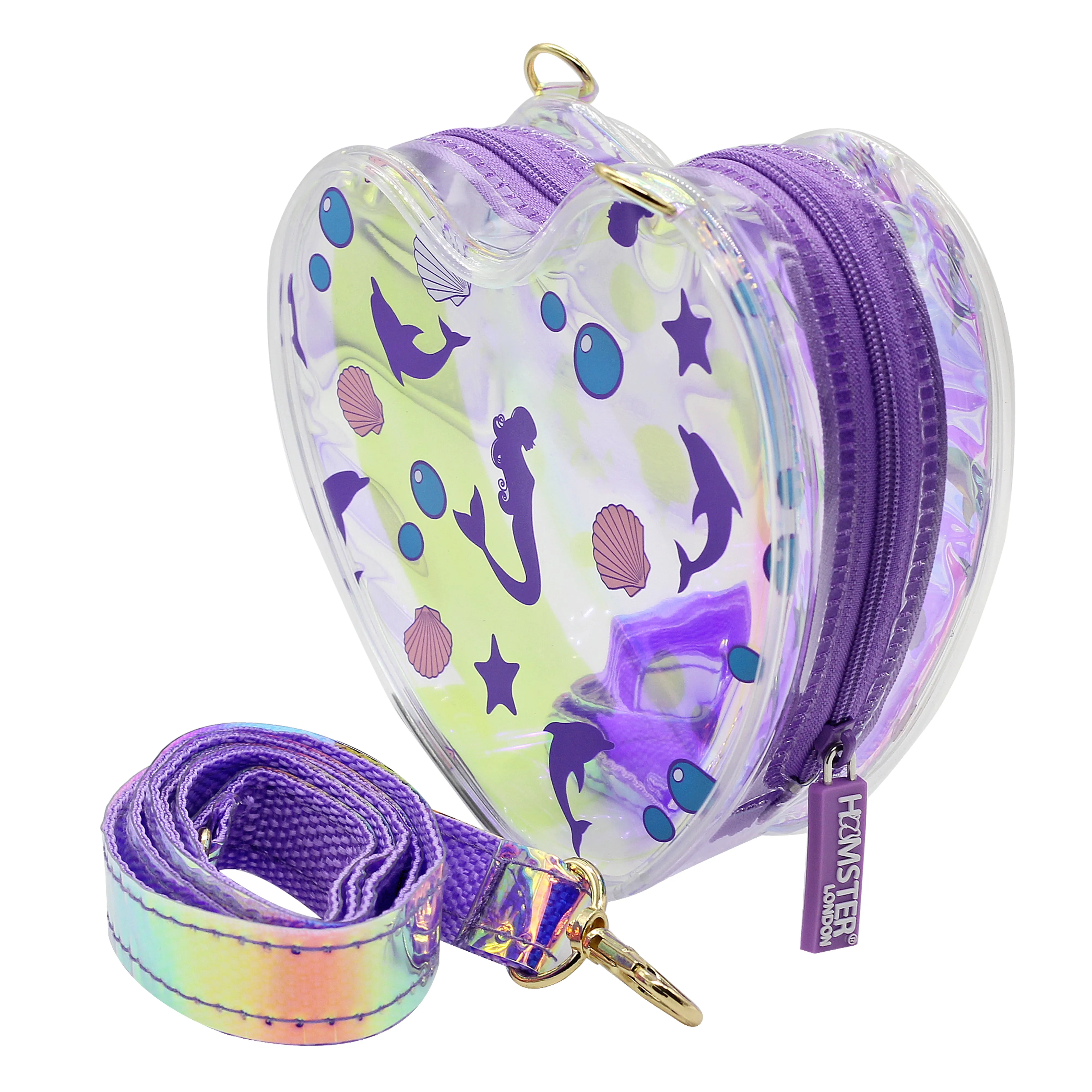 Hamster London Gift Hamper Mermaid Book Band   Watch   Mermaid Dairy   Mermaid Heart Sling   Shell Key Chain