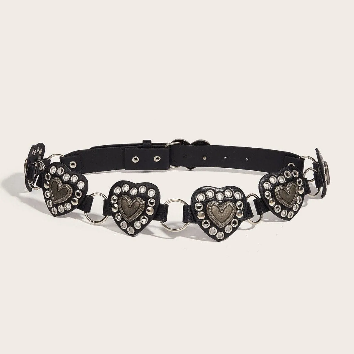 Heart o ring hollow out belt