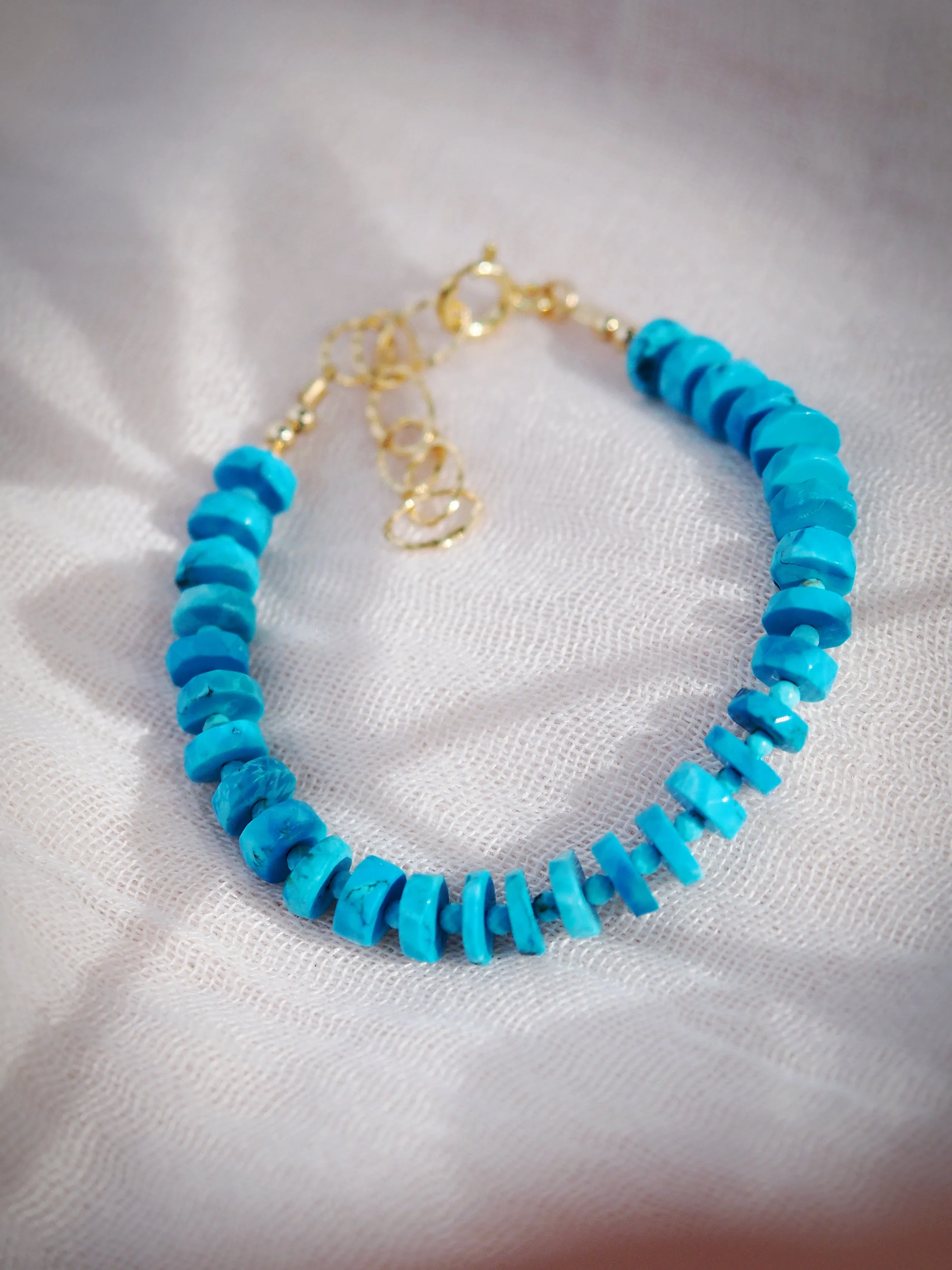Heishi Turquoise Bracelet - Alepo'i