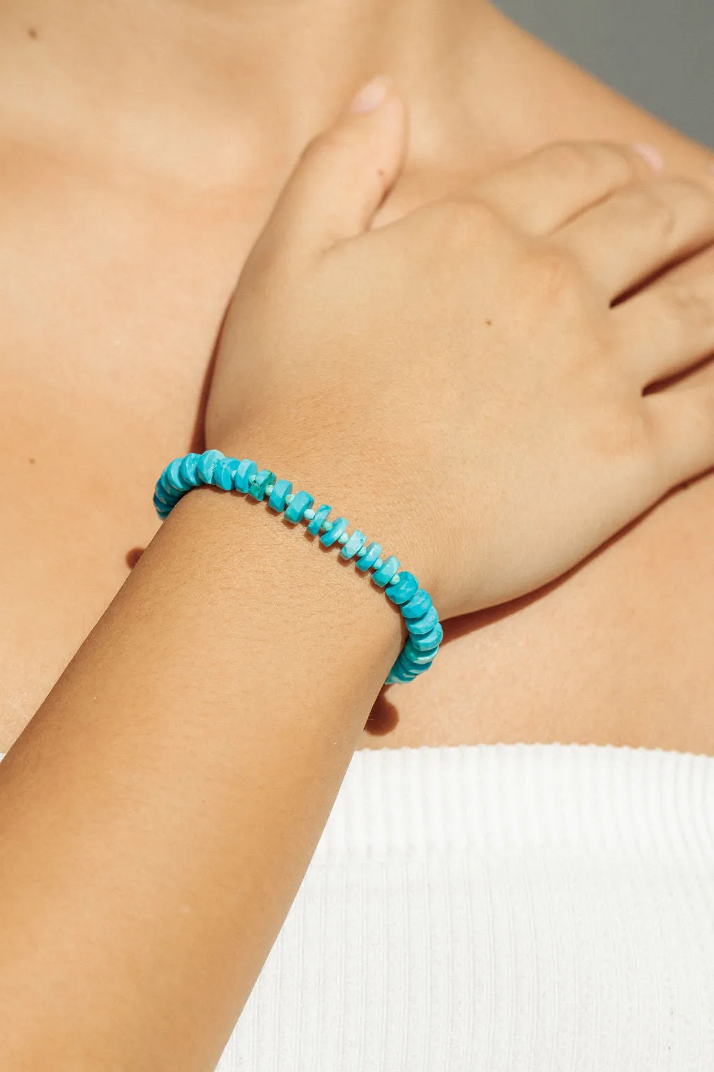 Heishi Turquoise Bracelet - Alepo'i