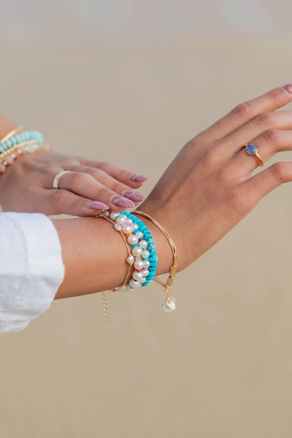 Heishi Turquoise Bracelet - Alepo'i