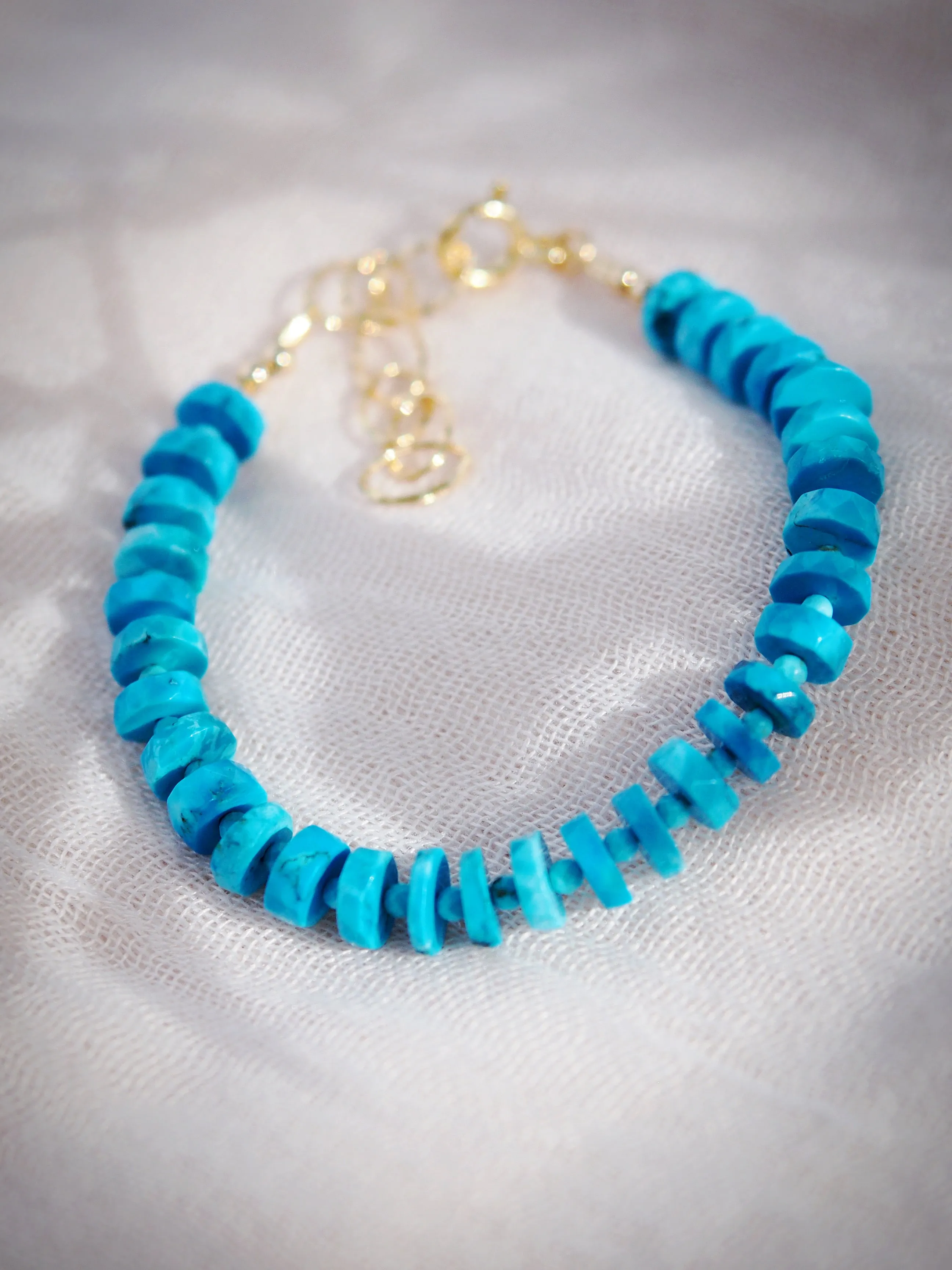 Heishi Turquoise Bracelet - Alepo'i