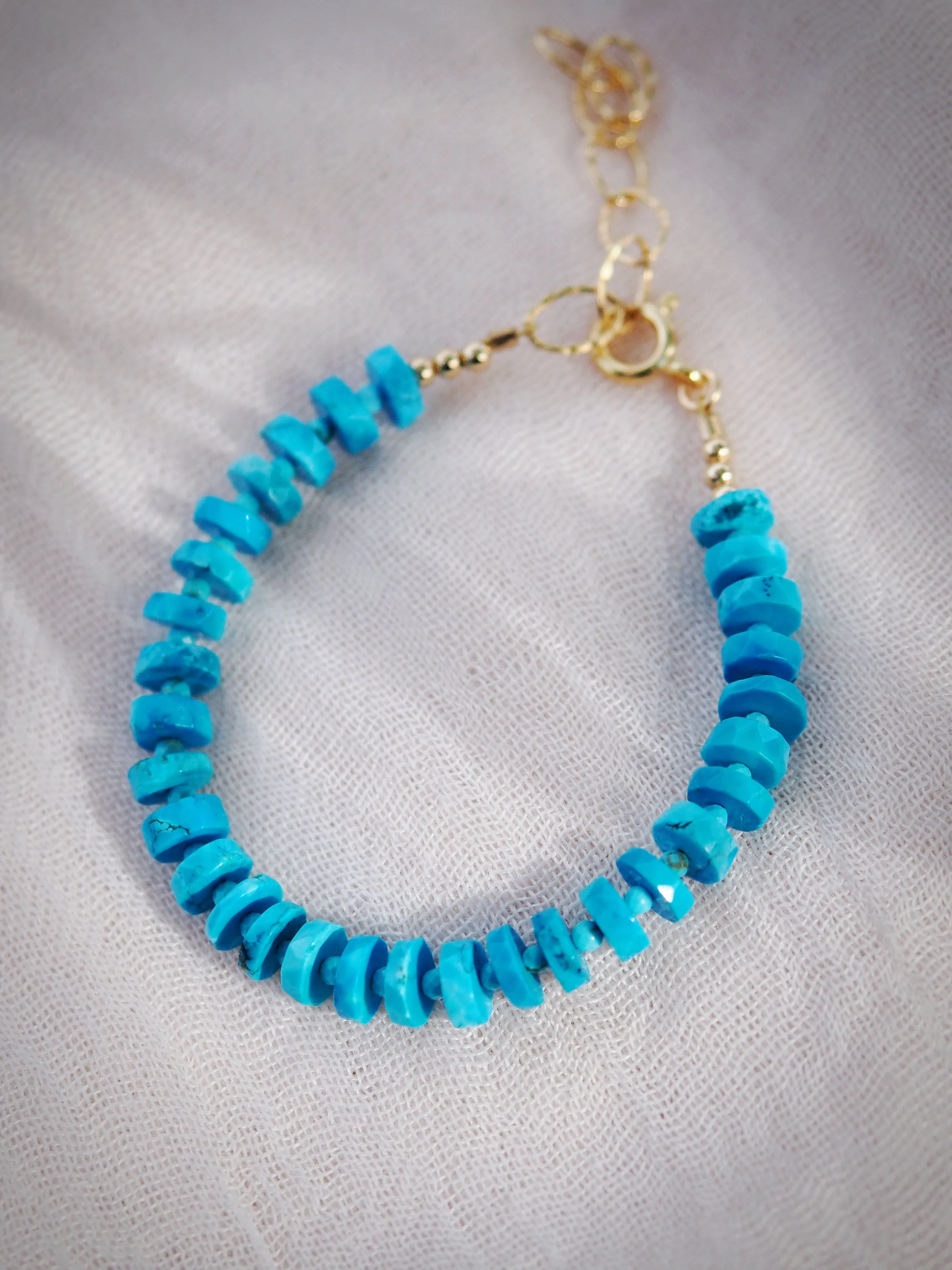 Heishi Turquoise Bracelet - Alepo'i