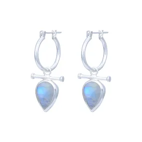 Indra Sterling Silver Hoops