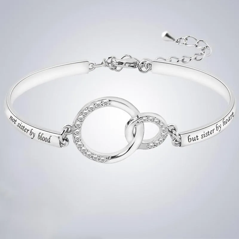 Inspirational friendship bracelets - sisters at heart