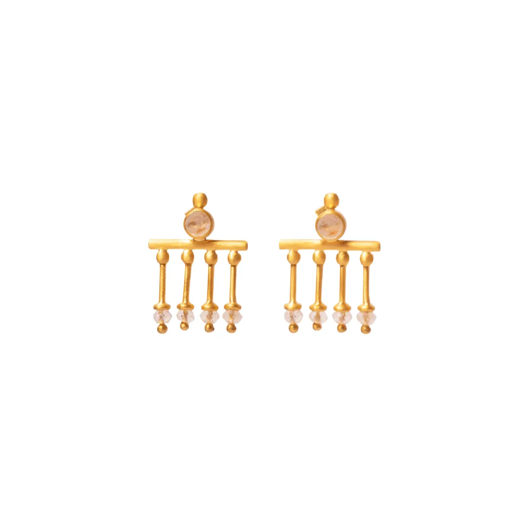 Isidora Moonstone Earrings