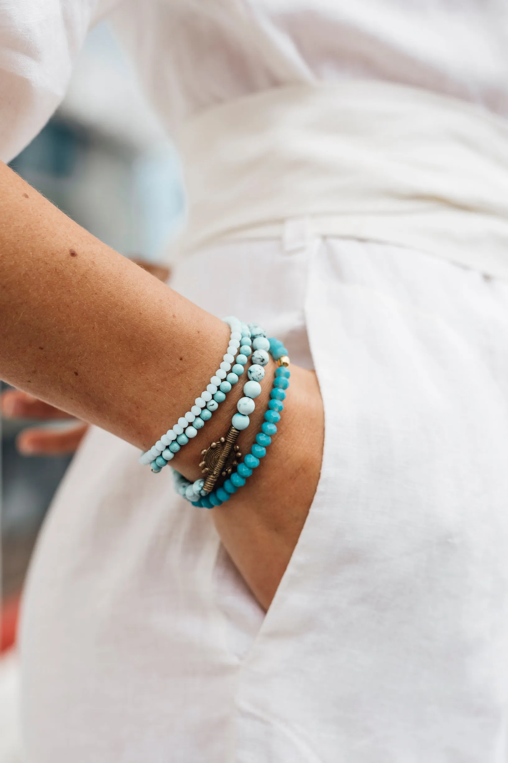 Juju Set of Four - Aqua