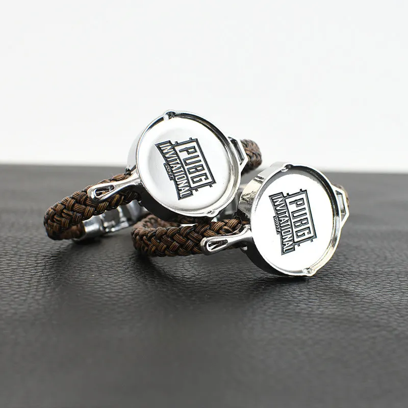Leather Black Pan Bracelet