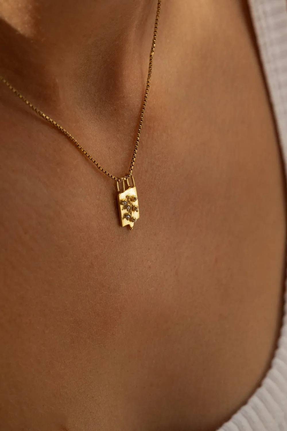 Leaves From The Vine Necklace - Sterling Silver