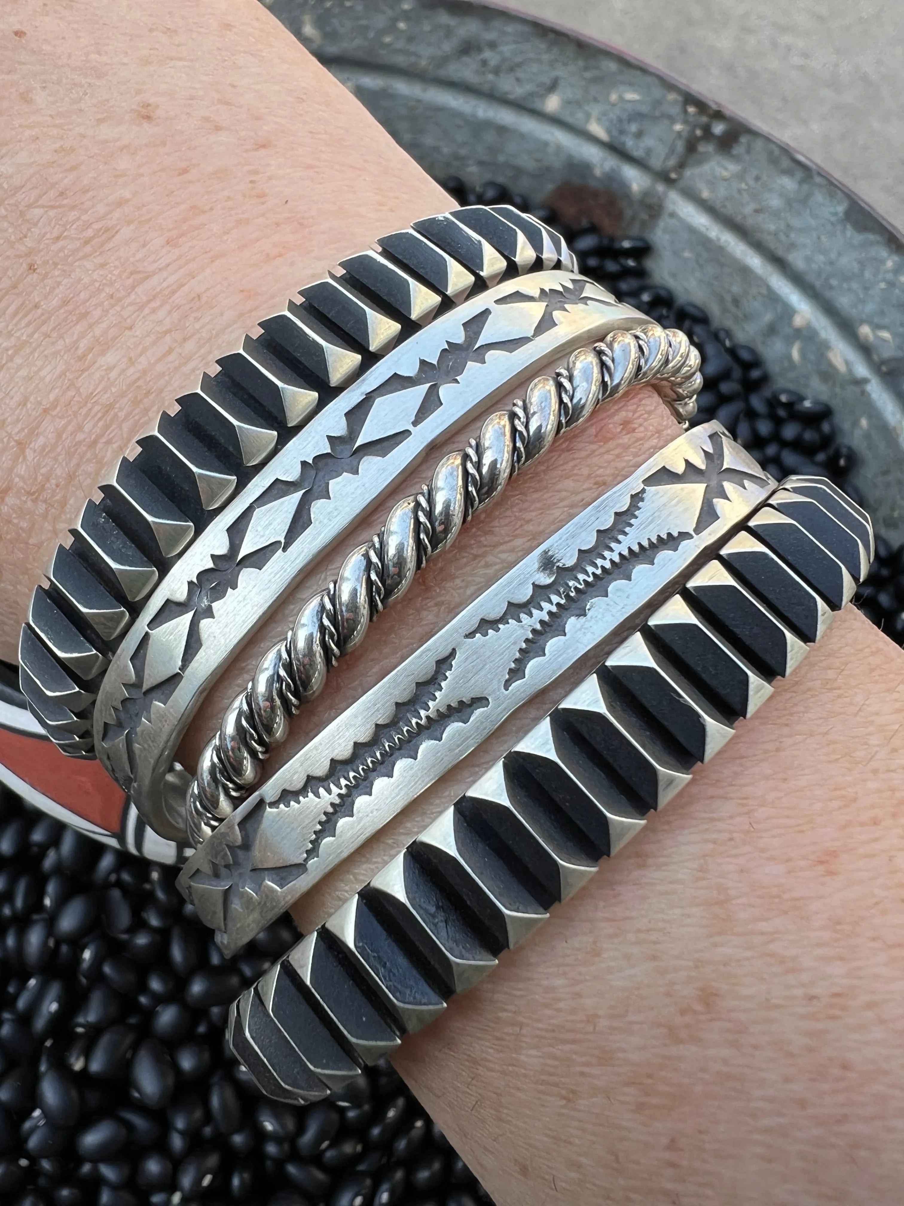 Matte Stamped Cuff