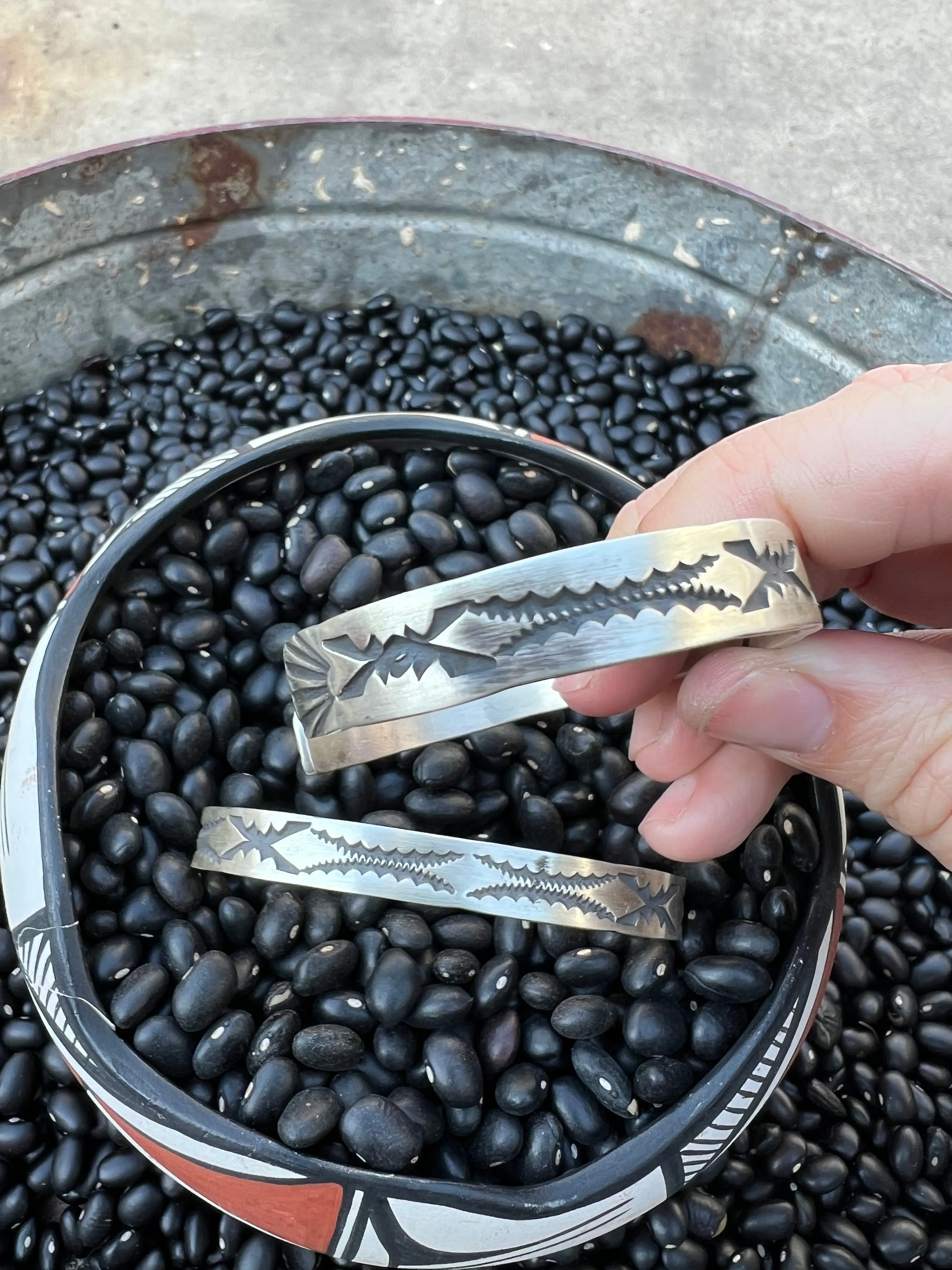 Matte Stamped Cuff