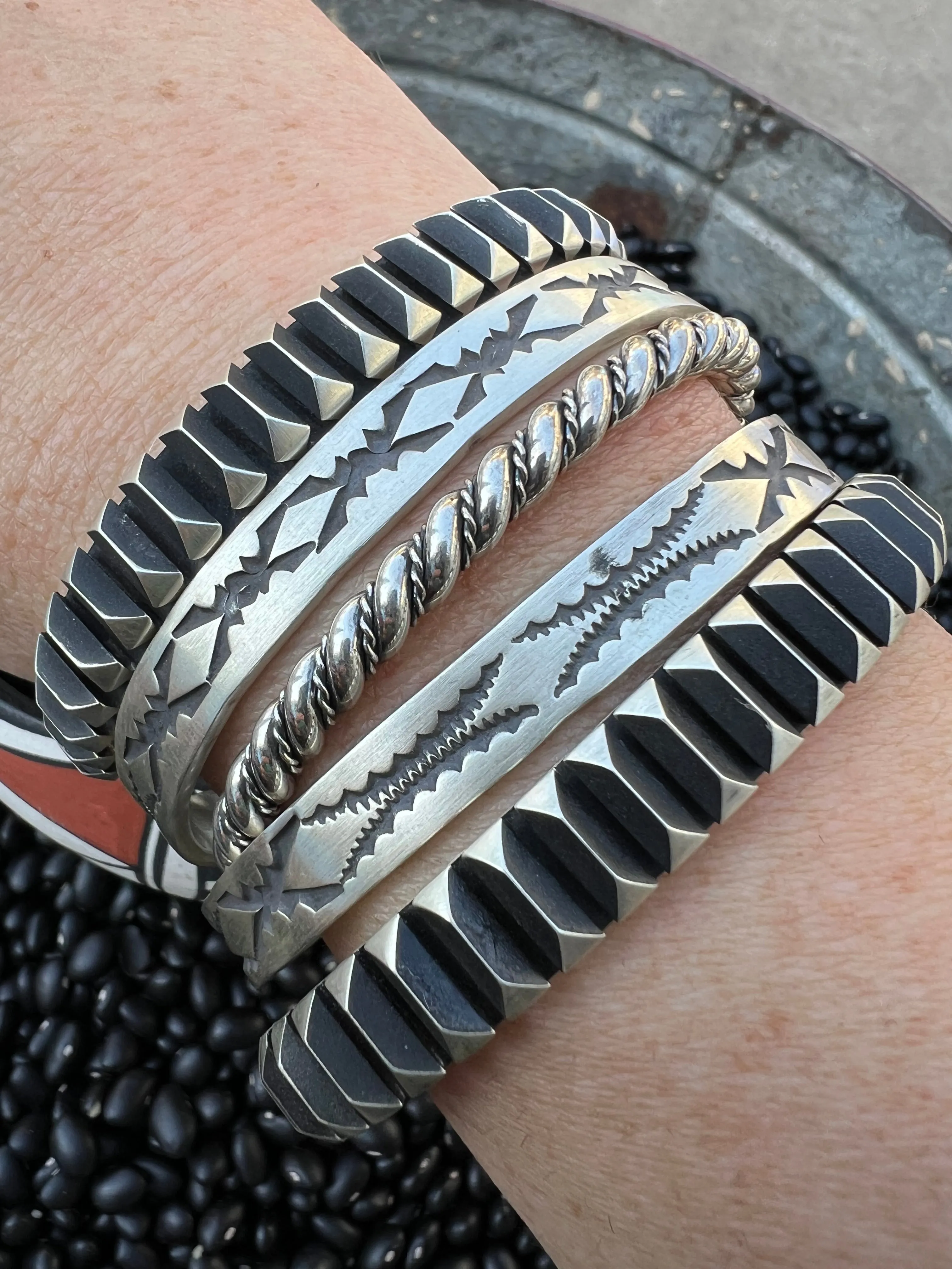 Matte Stamped Cuff