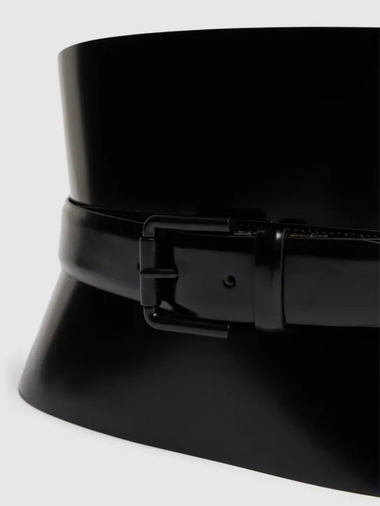 Max Mara   175 Bustier leather belt 
