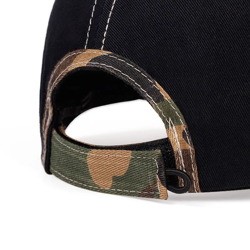 Mens fishbone outdoor sports travel cap
