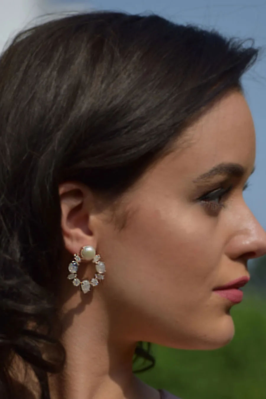 Mist Wreath Stud Earrings