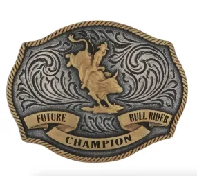 Montana Silversmith Attitude Future Champion Bull Rider Belt Buckle A1025P