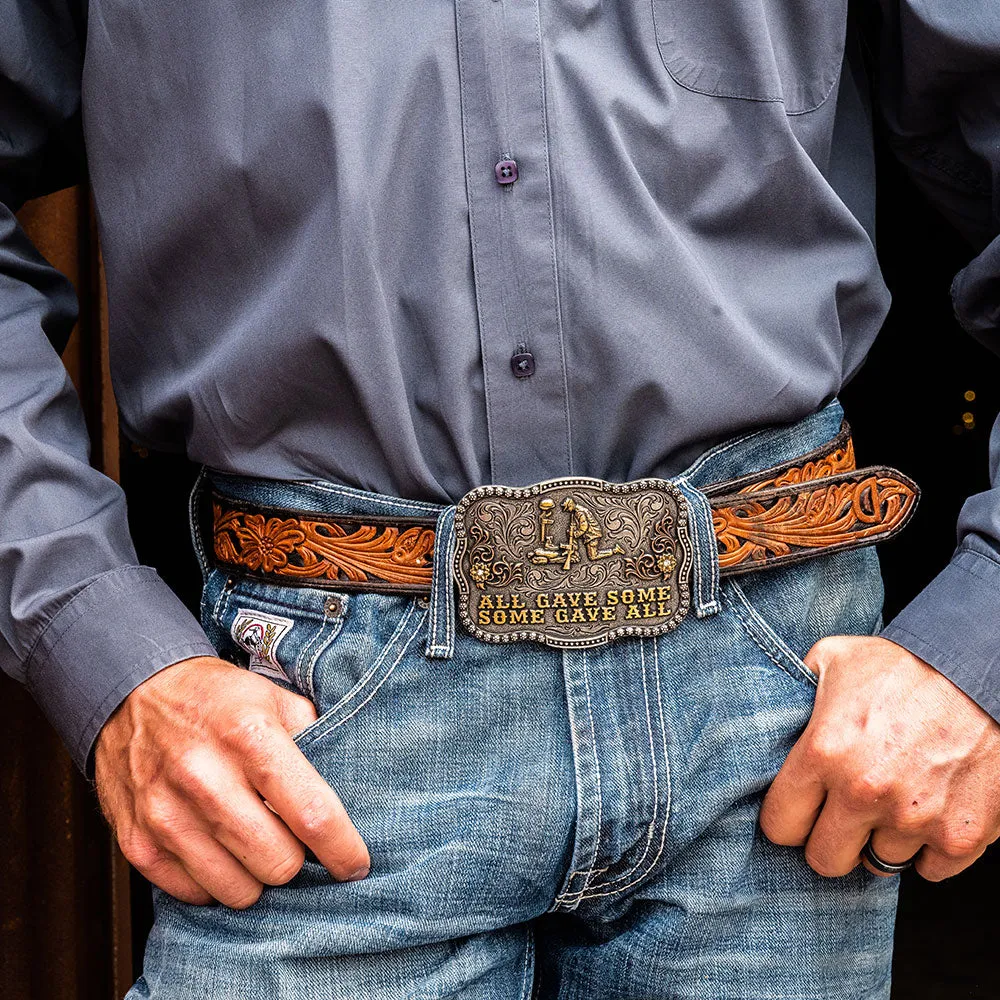 Montana Silversmiths All Gave Some Rememberance Attitude Buckle