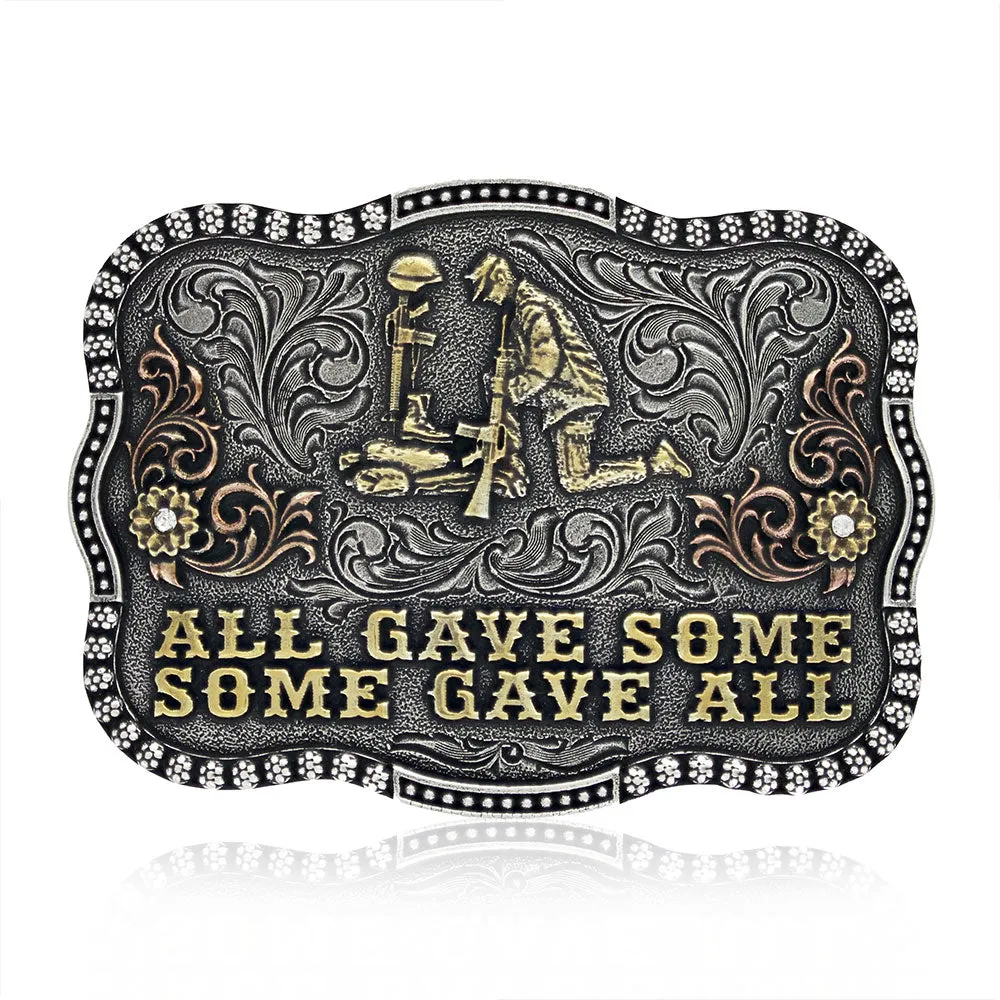 Montana Silversmiths All Gave Some Rememberance Attitude Buckle