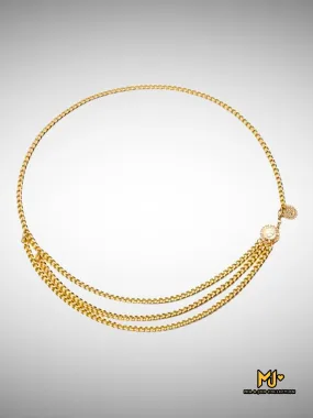 Multilayer Metal Waist Chain Belt