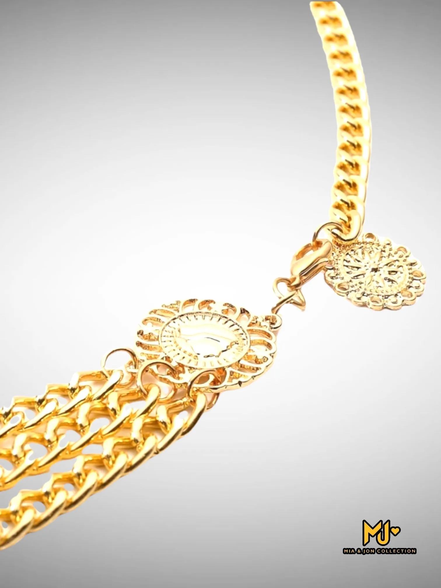 Multilayer Metal Waist Chain Belt