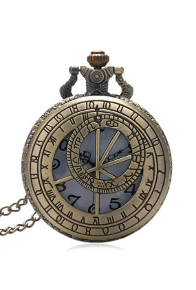 Numerical Bronze Pocket Watch (C)