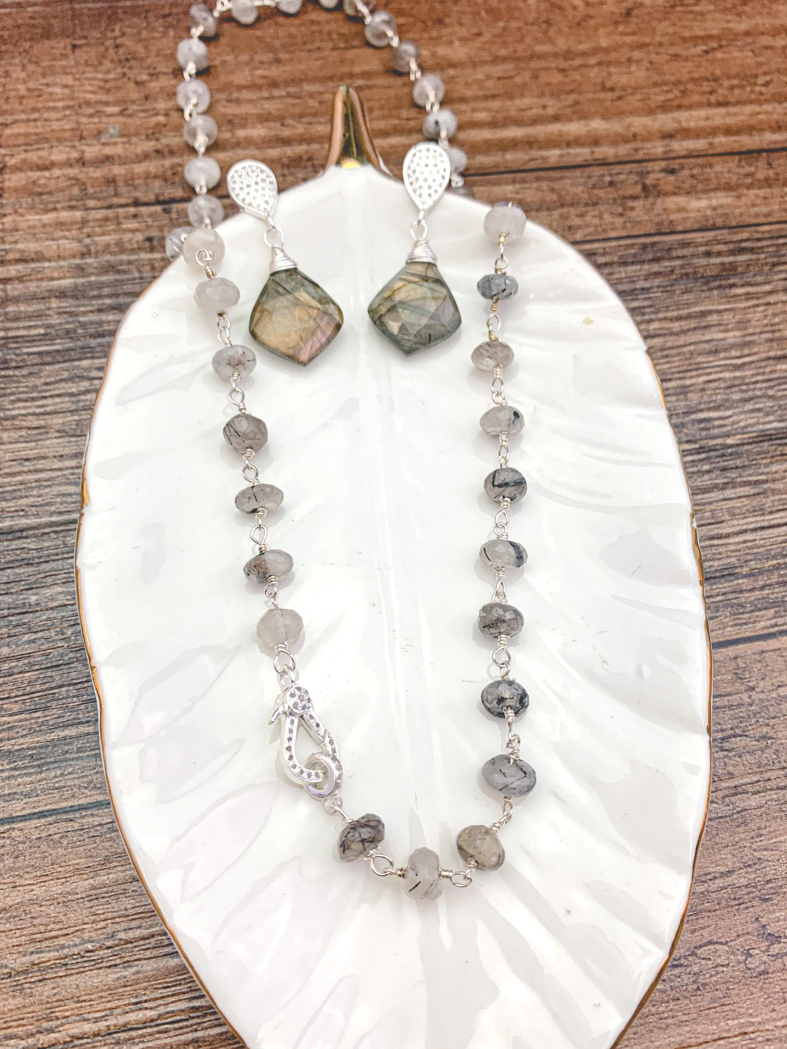 OOAK Classic Silver and Diamonds Jewelry