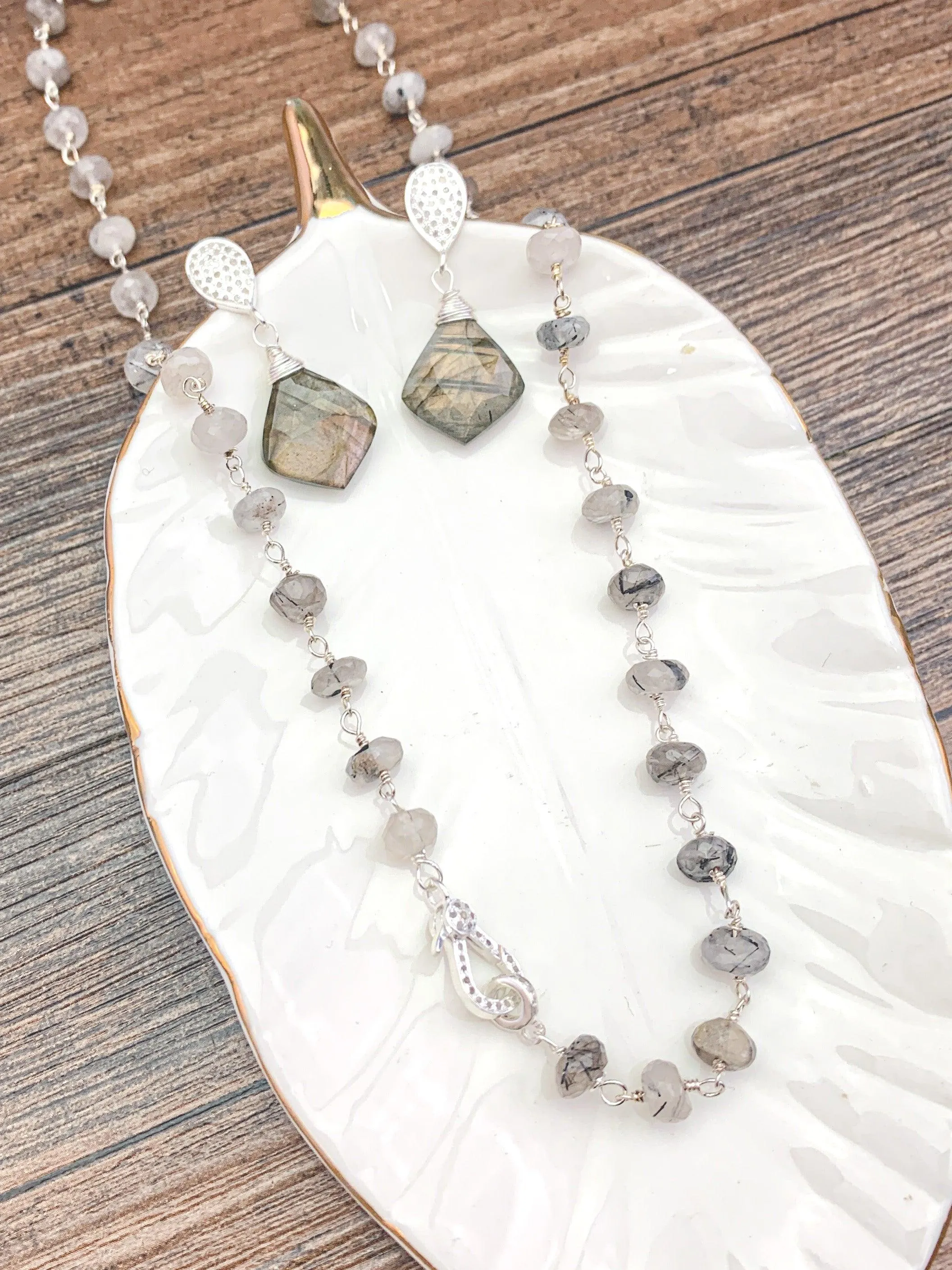 OOAK Classic Silver and Diamonds Jewelry