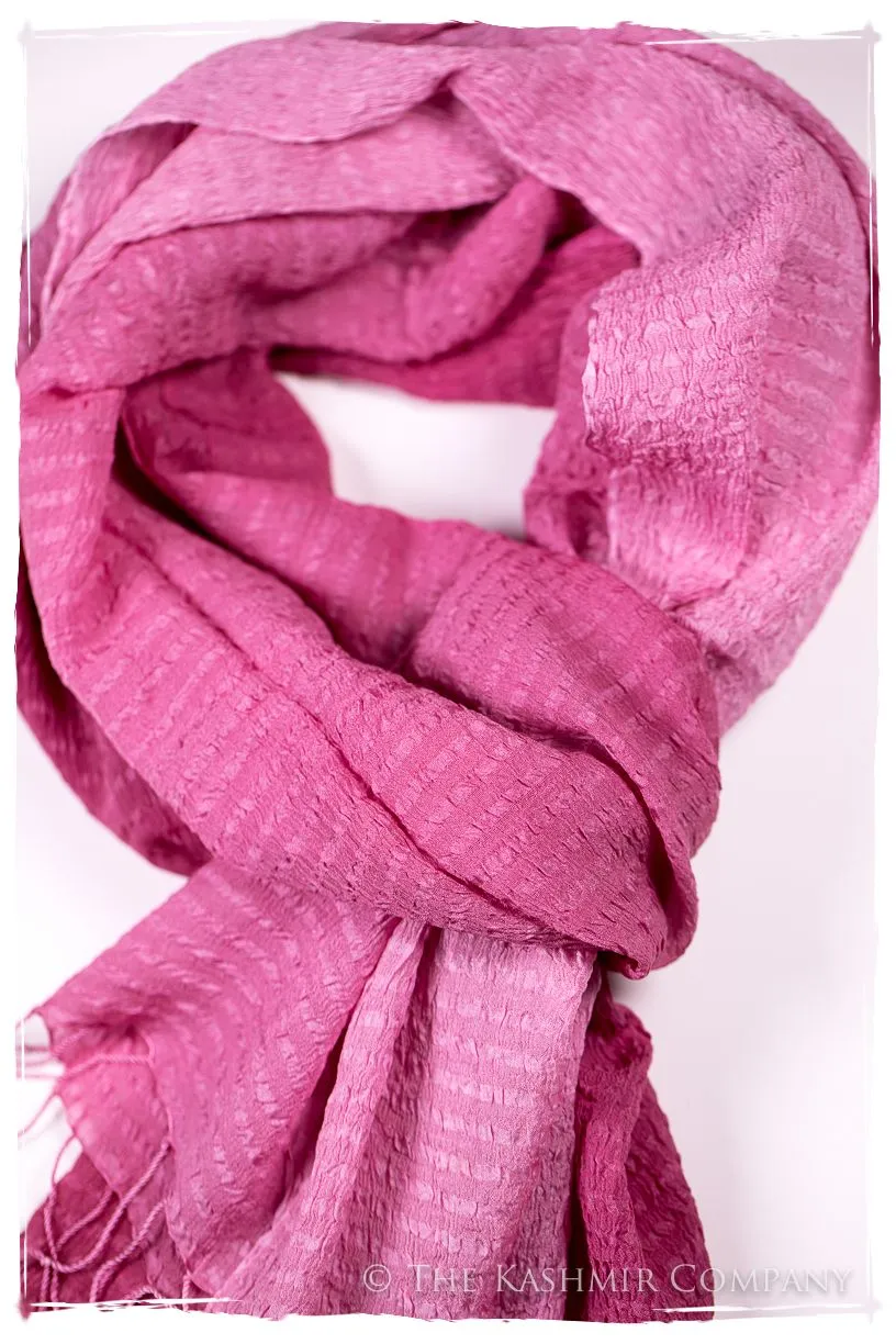 Orchid Crush Organic Silk Scarf