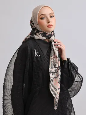 ORVA RAYA SIGNATURE SCARF BEIGE CLAY