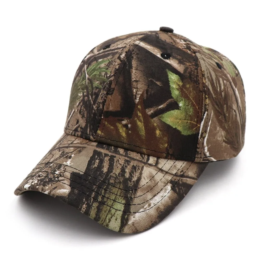 Outdoor Jungle Fishing Baseball Hat Cap Man Camouflage Hunting Hat Casquette Bone Cotton Rucker Camo Snapback Dad Caps
