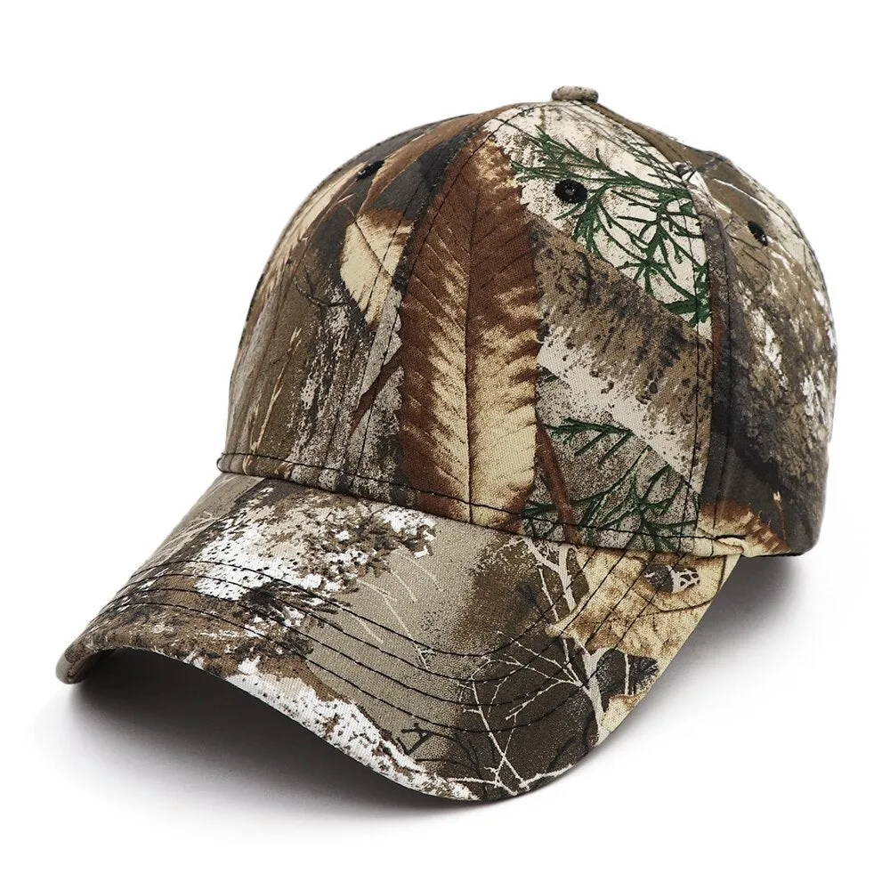 Outdoor Jungle Fishing Baseball Hat Cap Man Camouflage Hunting Hat Casquette Bone Cotton Rucker Camo Snapback Dad Caps