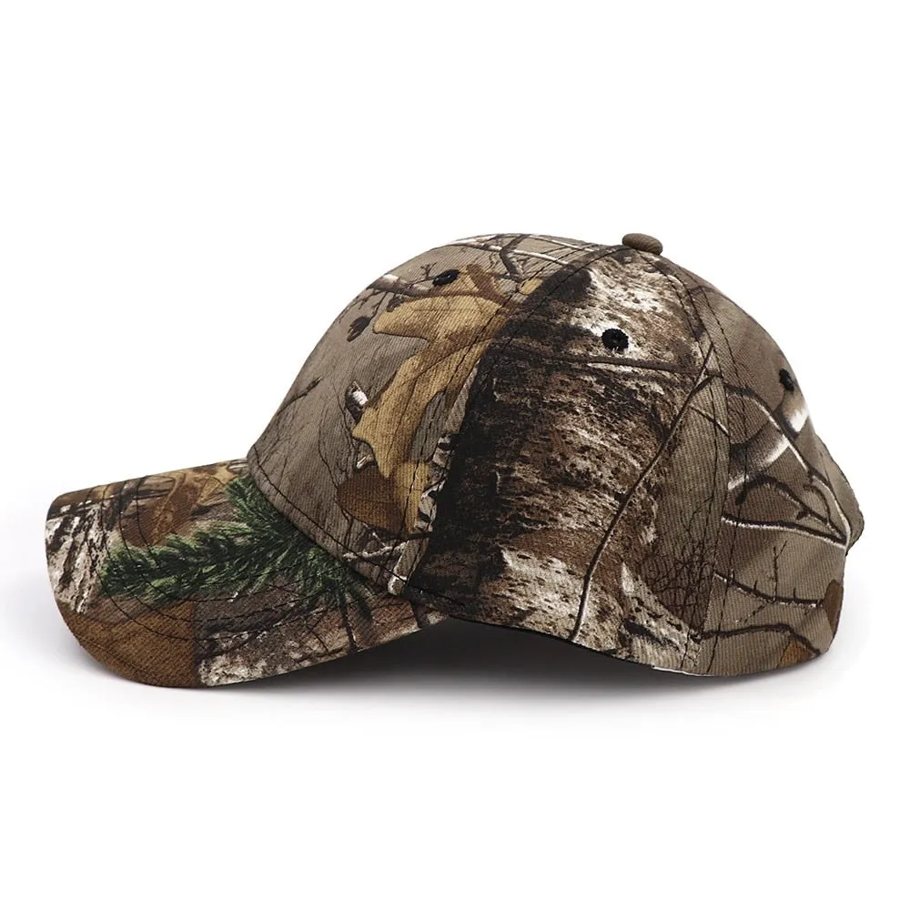 Outdoor Jungle Fishing Baseball Hat Cap Man Camouflage Hunting Hat Casquette Bone Cotton Rucker Camo Snapback Dad Caps