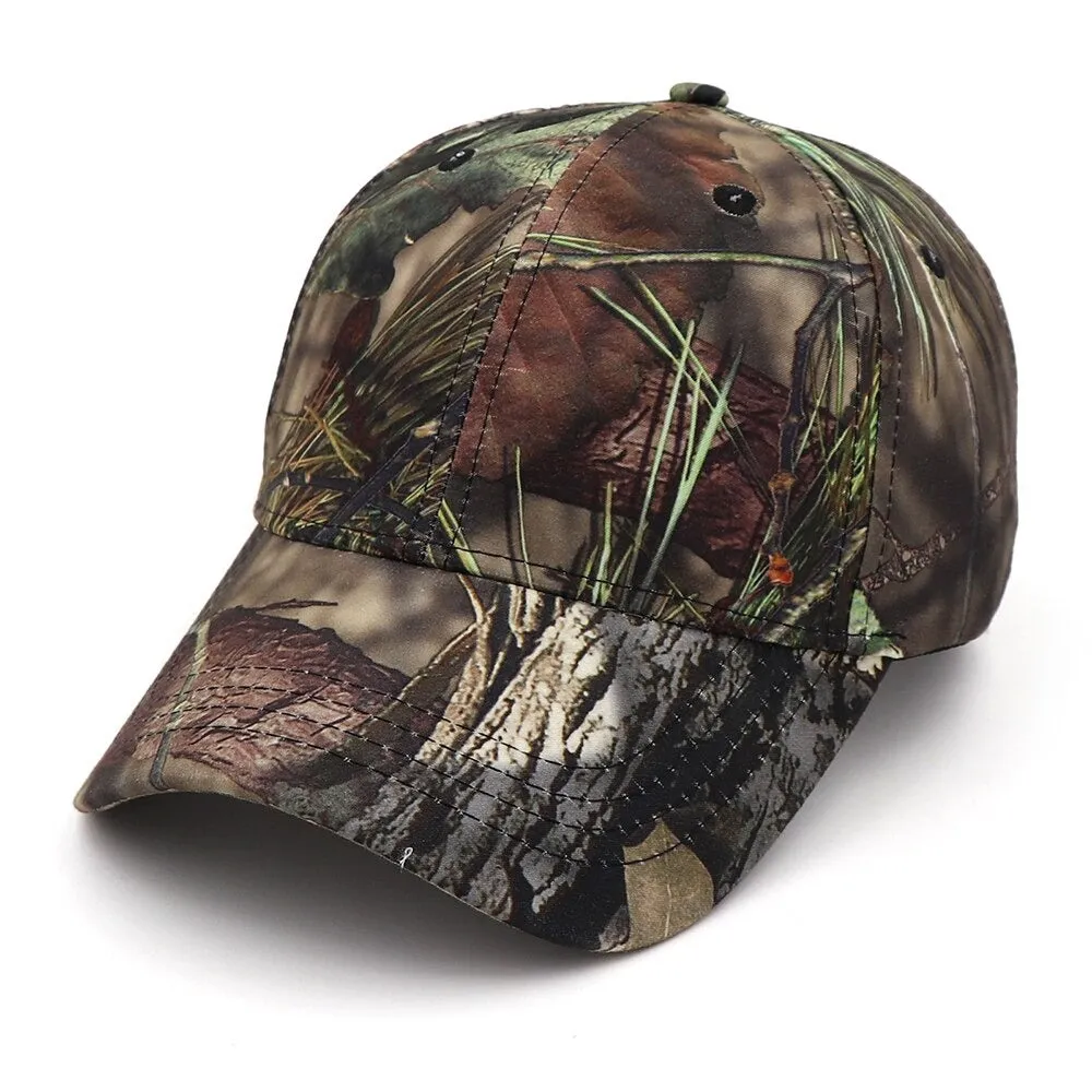 Outdoor Jungle Fishing Baseball Hat Cap Man Camouflage Hunting Hat Casquette Bone Cotton Rucker Camo Snapback Dad Caps