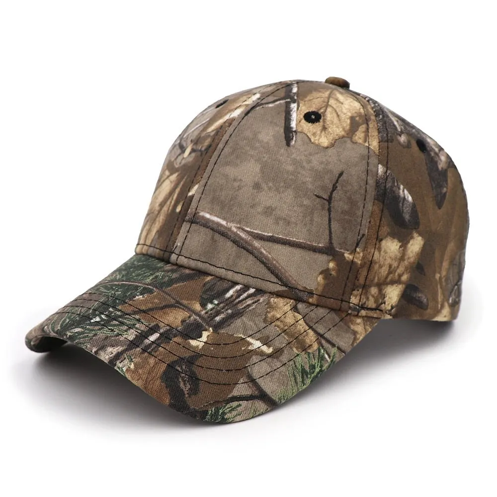 Outdoor Jungle Fishing Baseball Hat Cap Man Camouflage Hunting Hat Casquette Bone Cotton Rucker Camo Snapback Dad Caps