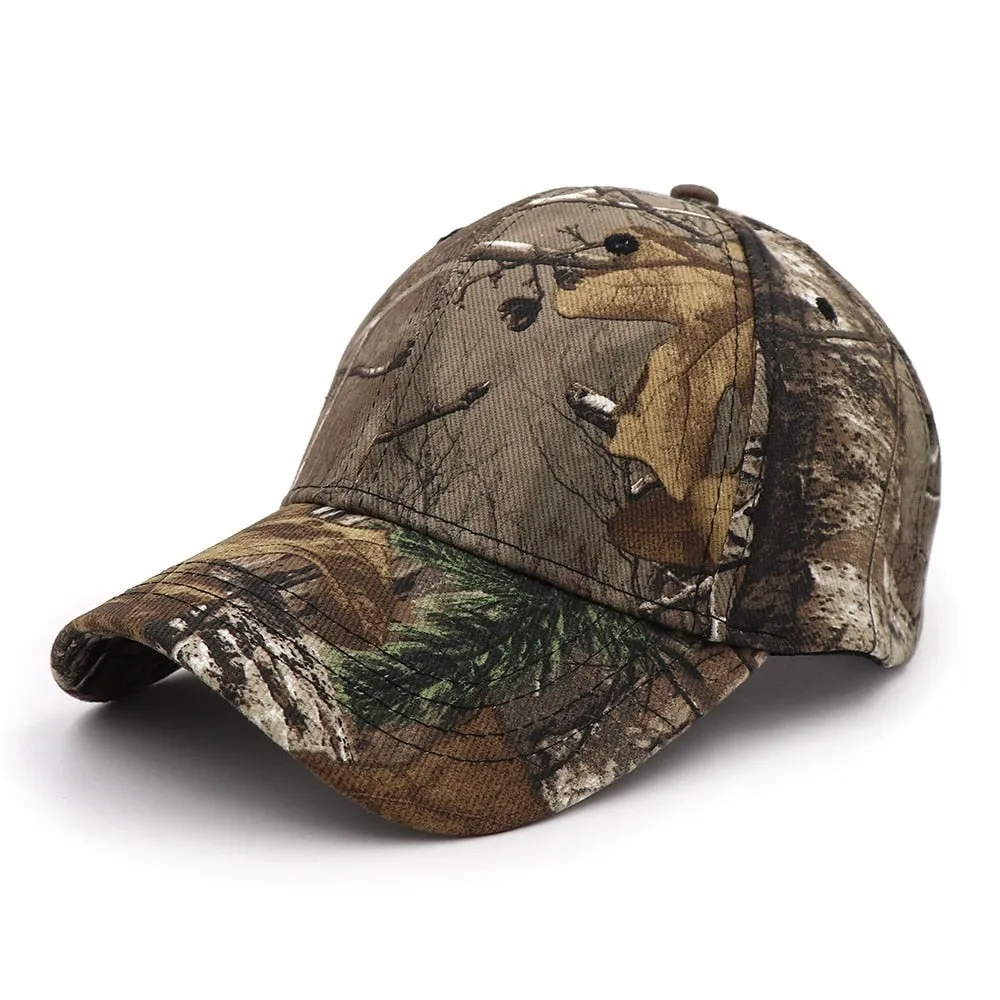 Outdoor Jungle Fishing Baseball Hat Cap Man Camouflage Hunting Hat Casquette Bone Cotton Rucker Camo Snapback Dad Caps