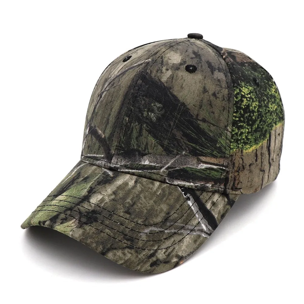 Outdoor Jungle Fishing Baseball Hat Cap Man Camouflage Hunting Hat Casquette Bone Cotton Rucker Camo Snapback Dad Caps